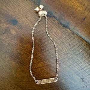 Kendra Scott rose gold bracelet
